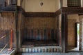 Built-in bench - couch - at historical ottoman era El Sehemy house, Cairo, Egypt Royalty Free Stock Photo