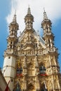 View of the old Leuven City Hall in Belgium.