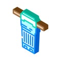 built filter isometric icon vector illustration Royalty Free Stock Photo