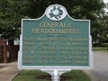 General`s Headquarters Marker, Corinth Mississippi