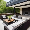 6 A built-in outdoor sound system with speakers discreetly placed throughout the outdoor space2, Generative AI