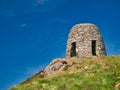 Built in 1994, the Pairc Land Raiders monument on Lewis in the Outer Hebrides in Scotland, UK