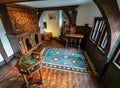 Inside Dracula Castle at Bran Royalty Free Stock Photo