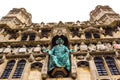 Christchurch gate Christ statue Canterbury Cathedral Kent England Royalty Free Stock Photo