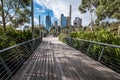 Birrarung Marr Park Walkway Royalty Free Stock Photo