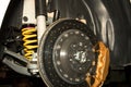 Built in and used carbon ceramic brake discs