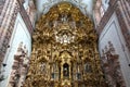 Inside Valenciana church near Guanajuato, Mexico Royalty Free Stock Photo