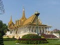 Throne Hall of the Royal Palace, Phnom Penh Royalty Free Stock Photo