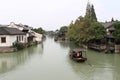 Built on the water's edge rows of houses