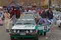 Crowd at starting park of Historic Monte-Carlo Rally