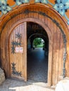 Bujoreni Monastery, a landmark atraction in Vaslui County, Romania Royalty Free Stock Photo