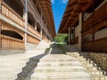 Bujoreni Monastery, a landmark atraction in Vaslui County, Romania Royalty Free Stock Photo