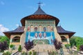 Orthodox church - Monastery Bujoreni - landmark attraction in Vaslui County, Romania Royalty Free Stock Photo