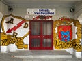 Bukaneros street art, Campo de Futbol de Vallecas - Rayo Vallecano stadium, Puente de Vallecas, Madrid, Spain