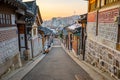 Bukchon Hanok historic district in Seoul, South Korea Royalty Free Stock Photo