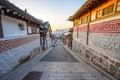 Bukchon Hanok historic district in Seoul, South Korea Royalty Free Stock Photo