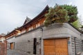 Bukchon Hanok village old traditional Korean architecture district and famous tourist destination in Seoul South Korea Royalty Free Stock Photo