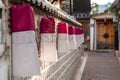 Bukchon Hanok village old traditional Korean architecture district and famous tourist destination in Seoul South Korea Royalty Free Stock Photo