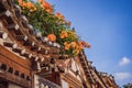 Bukchon Hanok Village is one of the famous place for Korean traditional houses have been preserved Royalty Free Stock Photo