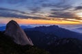 Bukhansan National park mountain.