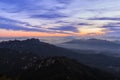 Bukhansan National park mountain.