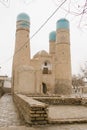 Bukhara, Uzbekistan. December 2022. Madrasah Chor Minor