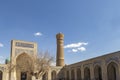 Bukhara, Uzbekistan - March 13, 2019: The Mosque Kalyan. One of the oldest and largest Mosque in Central Asia. Main cathedral