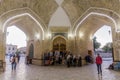 BUKHARA, UZBEKISTAN - MAY 1, 2018: Toqi Sarrofon Bazaar in the center of Bukhara, Uzbekist