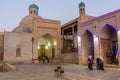 BUKHARA, UZBEKISTAN - MAY 1, 2018: Toqi Sarrofon Bazaar in the center of Bukhara, Uzbekist