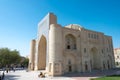 Nadir Divanbegi Madrasa in Bukhara, Uzbekistan. It is part of the World Heritage Site. Royalty Free Stock Photo