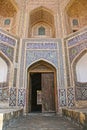 Poi Kalan or Po-i-Kalyan, an Islamic religious complex located around the Kalan minaret at cold weather