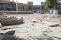 Remains of Caravansary and Bath house in Bukhara, Uzbekistan. Bukhara old town is Unesco World Heritage Site