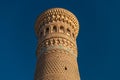 Bukhara, Uzbekistan. View of Kalon Minaret during the sunset