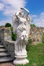 Buki or Buky, Kyiv Region, UKRAINE - June 30, 2019: Statue of an Angel in the Buki Summer Park