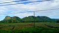 Bukidnon Mountains as viewed From a Bus Royalty Free Stock Photo