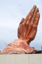 Bukit Doa Huta Ginjang or Praying Hill Huta Ginjang near Toba Lake Royalty Free Stock Photo