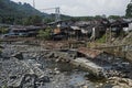 Bukit Lawang in Sumatra, Indonesia is quiet during the touristic low-season