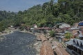 Bukit Lawang in Sumatra, Indonesia is quiet during the touristic low-season