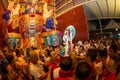 Guan Yin statue is carry to sent to burn together with ghost king