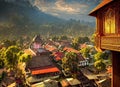 Bukittinggi, Sumatera Barat, Indonesia. Generative AI.