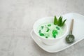 Buko Pandan, a dessert from Philippines Royalty Free Stock Photo