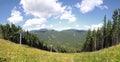 Bukovel ski resort in summer, Carpathians