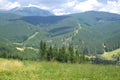 Bukovel ski resort in summer, Ukraine