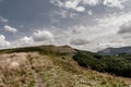 View from Bukowe Berdo in the Bieszczady Mountains in Poland Royalty Free Stock Photo