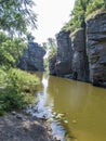 Buky canyon in the Cherkassy region, Ukraine. River Mountain Tikich.