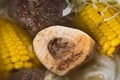 Bulalo soup, or beef bone marrow soup Royalty Free Stock Photo