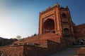 Buland Darwaza, big gates of Jama Masjid Mosque Royalty Free Stock Photo