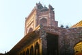 Upward view of Fatehpur Sikri`s entrance
