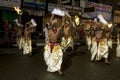 Dance of the Beetle performers at the Esala Perahera.