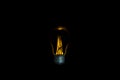 Bulb and candle fusion concept Royalty Free Stock Photo